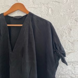 Oversized Drapey Maternity Blouse